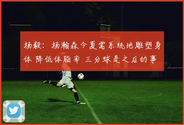 杨毅：杨瀚森今夏需系统地雕塑身体 降低体脂率 三分球是之后的事